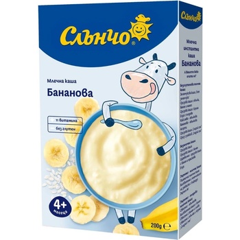 Слънчо Бананово млечна каша Слънчо - 200 г