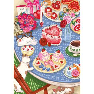 Magnolia - Puzzle Cat Feast - 1 000 piese