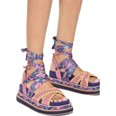Kurt Geiger London сандали с платформа дамски Orson Cross Scarf Sdl (5597357209)