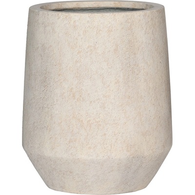 Pottery Pots Květináč Harith High béžový travertin 28 x 33 cm