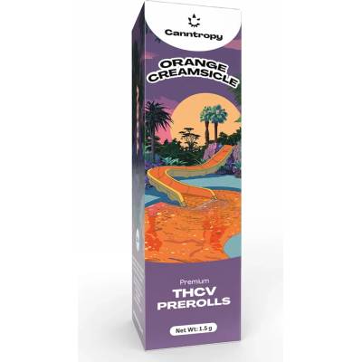 Canntropy THCV Prerolls Orange Creamsicle, THCV 96% kvalita, 1 g