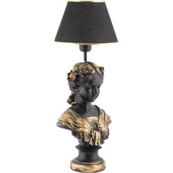 ASIR GROUP Настолна лампа OPELYA 1xE27/40W/230V черен/златист (AS2135)