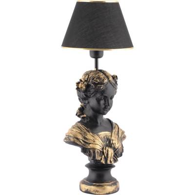 ASIR GROUP Настолна лампа OPELYA 1xE27/40W/230V черен/златист (AS2135)