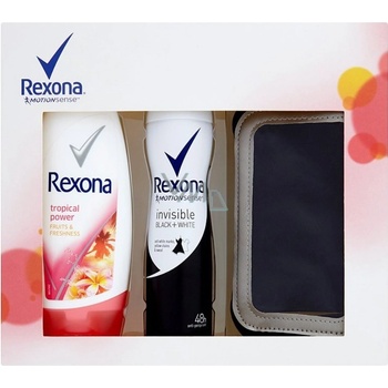 Rexona Invisible Black + White deospray pro ženy 150 ml
