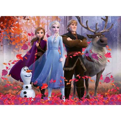 Ravensburger - Puzzle Frozen, Land of ice - 100 piese