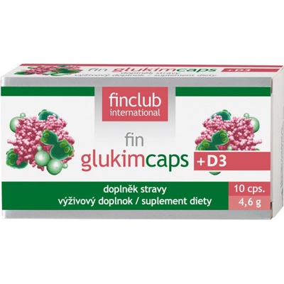 Finclub fin Glukimcaps+D3 10 kapsúl