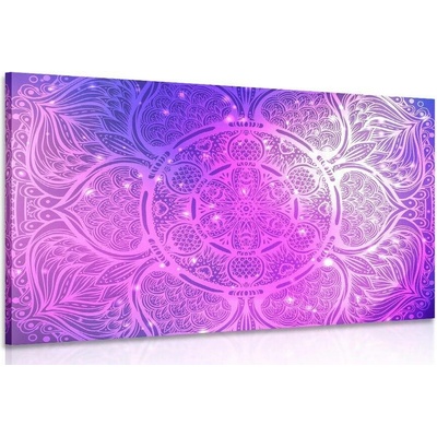 Obraz indická Mandala s galaktickým pozadím - 150x100