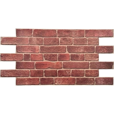 Impol Trade 3D PVC CPVC6 960 x 480 mm tehla červená so sivou škárou 1ks