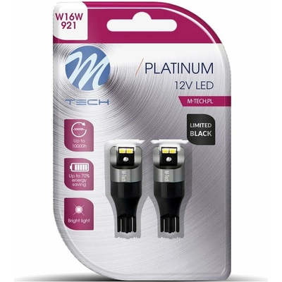 M-Tech W16W W2.1x9.5d 4 LED biele 2 ks LB841W-02B