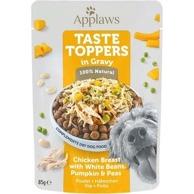 Applaws Taste Toppers Kuřecí prsa fazole a dýně v želé 85 g