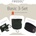 Firedog Basic 3-Set nylon čierny