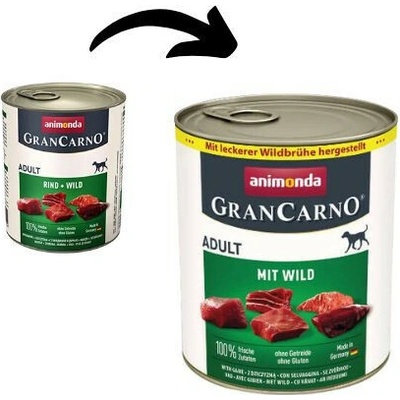 Animonda GranCarno Adult game meat 400 g