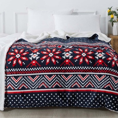 Xpose Deka mikroplyš s baránkom TORM tmavo modrá 200x220