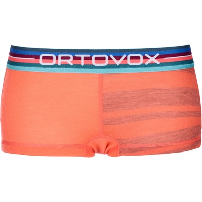 Ortovox Dámske nohavičky W's 185 Rock'N'Wool Hot Pants oranžová