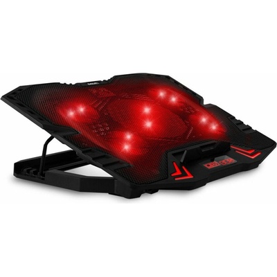 EVOLVEO Ania 5R, chladicí podstavec pro notebook, červené podsvícení – Hledejceny.cz