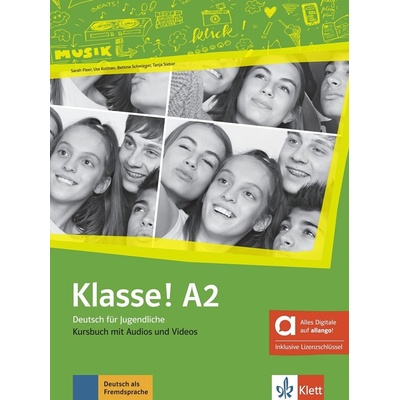 Klasse! 2 (A2) – Hybride Ausgabe – Kursbuch + MP3/Video allango.net + Lizenz (24 Monate)