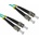 Conneu ST-ST дуплексна пач корда, мултимод OM3, 3мм. , аква, Conneu (3.0 м) (CNFJ-STSTOM3DAQ3mm-3)