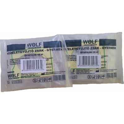 Wolf Sáčok na moč detský, sterilný 1 vrecko na moč