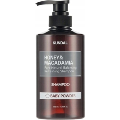 KUNDAL Honey & Macadamia Amber Vanilla prírodný šampón pre suché a poškodené vlasy 500 ml