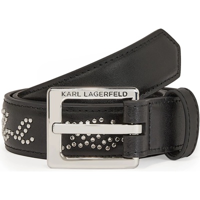 Karl Lagerfeld Колан 'Rocky' черно, размер 65