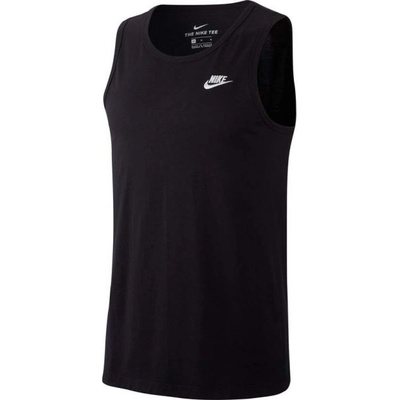 Nike NSW CLUB TANK černá bílá – Zboží Dáma