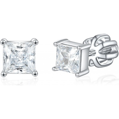 Olivie stříbrné náušnice ČTVEREC 8383