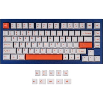Keychron Orange 92-Keycap Set PBT Dye-Sub US Layout Комплект капачки за клавиатура (JM-70)