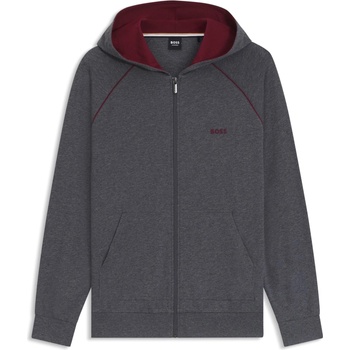 HUGO BOSS Суичър Boss Mens BOSS Mix & Match Zipped Hoodie - Full-Zip Closure - Charcoal 010