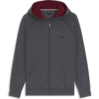 HUGO BOSS Суичър Boss Mens BOSS Mix & Match Zipped Hoodie - Full-Zip Closure - Charcoal 010
