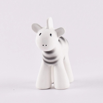 Tikiri Safari hrkálka a hryzátko z prírodnej gumy Zebra