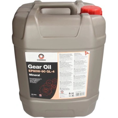 Comma Трансмисионно масло comma gear oil ep80w90 gl4 20 литра