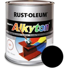 Rust Oleum Alkyton Hladký farba čierna lesklá RAL 9005, 750ml