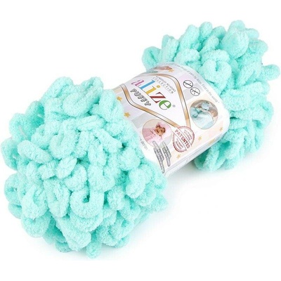 Pletací příze Alize Puffy 100 g - 15 107 fuchsiová tm.
