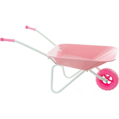 Teddies plechové kolečko Yupee velké růžové 78 x 40 x 32 cm v krabici