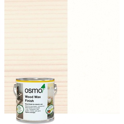 Osmo Wood Wax Finish Intensive 3186 Бял Мат - декор вакса 0.375л (2848)