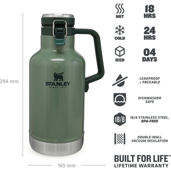 STANLEY Термос stanley classic easy-pour growler | 1.9l (10-01941-067)