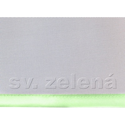 Voálová záclona Lifta - mix barev sv. zelená 140x300