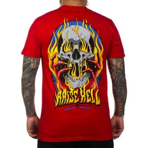 SULLEN мъжка тениска sullen - premium - raise hell - ЧЕРВЕНО - scm5202_rd