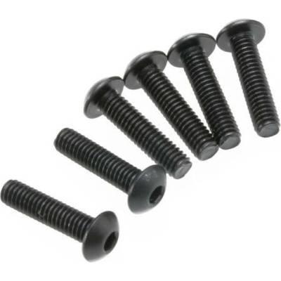 Traxxas Screws, 4x16mm button-head machine (hex drive) (6), TRX3933 (TRX3933)