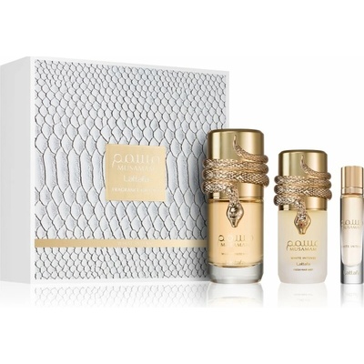 Lattafa Musamam White Intense EDP 100 ml + EDP 12 ml + vůně do vlasů 50 ml