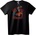 NOONEBRAND Тениска Spiderman Татуировка Череп - M, Black