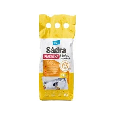 Het sádra bílá plastická, 1 kg
