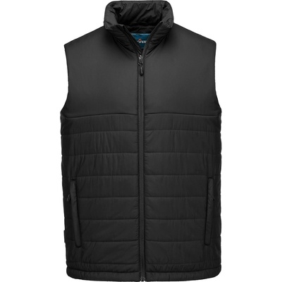 Portwest s606 / Мъжки изолиран ватиран жилет - Черен l (s606bkrl)