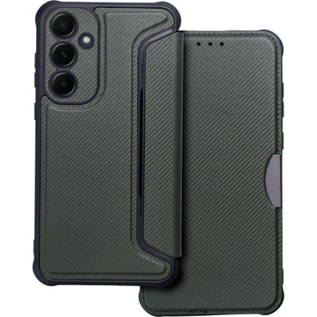 Forcell Противоударен Калъф за Samsung A55, Razor Book Case, Тъмно Зелен (5903396267758)