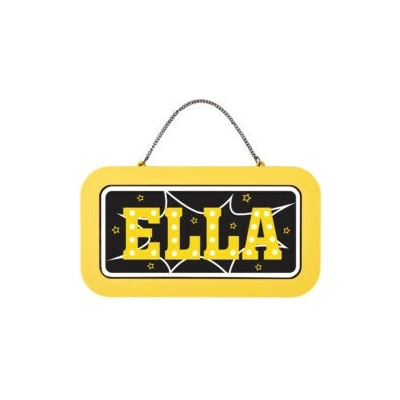 Albi Neonová cedulka se jménem - Ella NEO