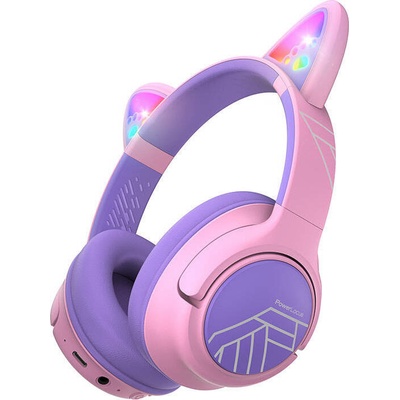 PowerLocus Bobo Cat Ears Wireless Headphones for Kids