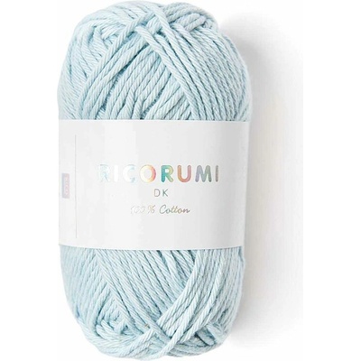 Rico Design Bavlnená háčkovacia priadza Ricorumi dk odtieň 033 svetlo modrá - 1 ks