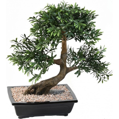 Umelý Bonsai Čierna vŕba v kvetináči, 50cm