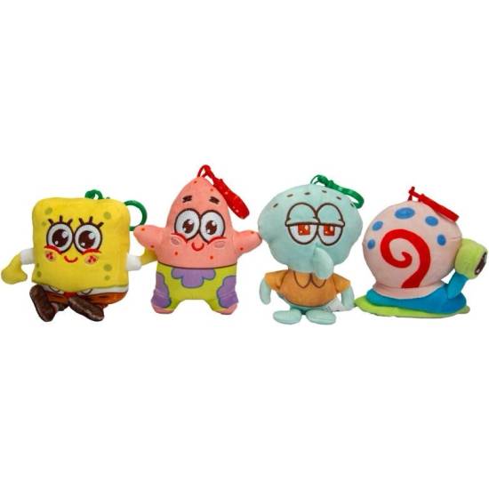 Prívesok na kľúče Simba Plyšový Squishy SPONGEBOB SQUAREPANTS 10 cm od ...