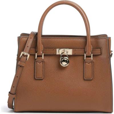 Kožená kabelka Michael Kors Hamilton moderne sm hnědá